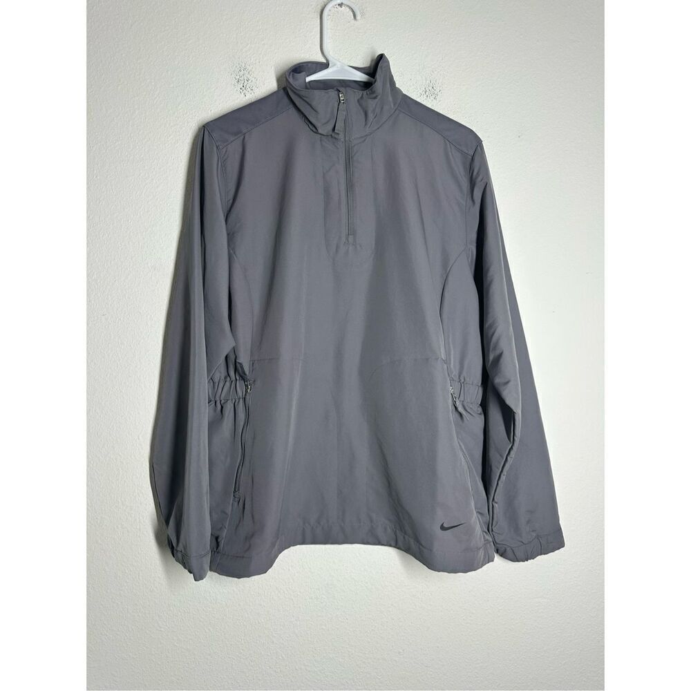 Nike Golf Women’s Rain Windbreaker Jacket Coat Gray Size L